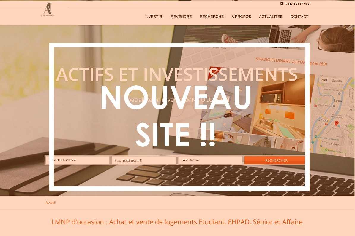 nouveau site d'actifs et investissements
